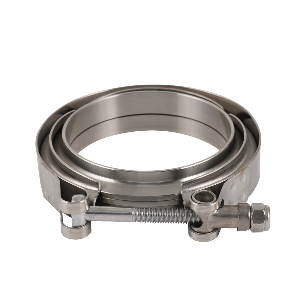 3.5 Inch Quick Release V-Band Clamp & T304SS Flange Kit for Universal