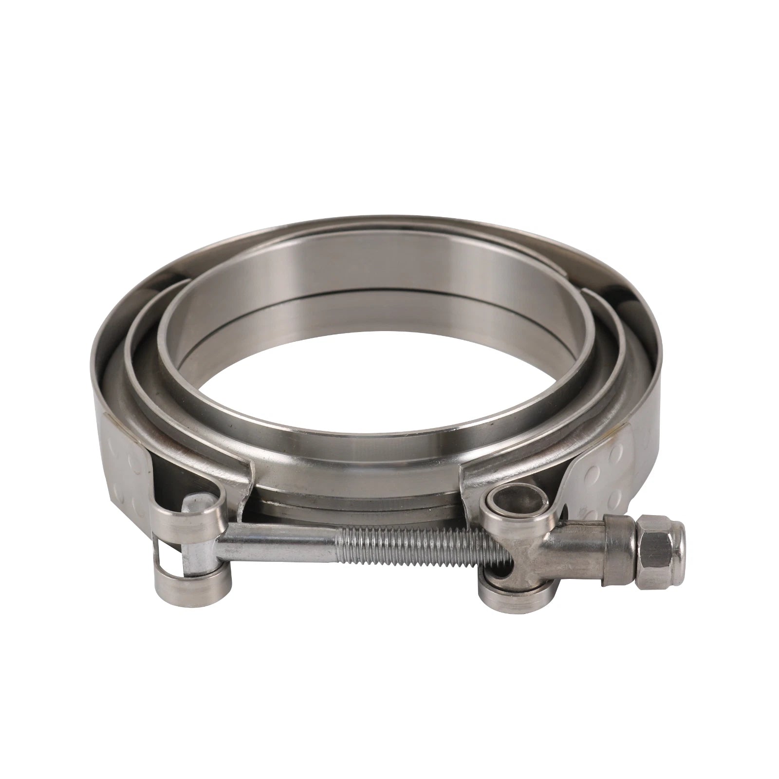 3.5 Inch Quick Release V-Band Clamp & T304SS Flange Kit for Universal