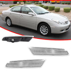 2X Clear Lens Front Side Marker Lights for Lexus ES300 (2002–2003) & ES330 (2004–2006)