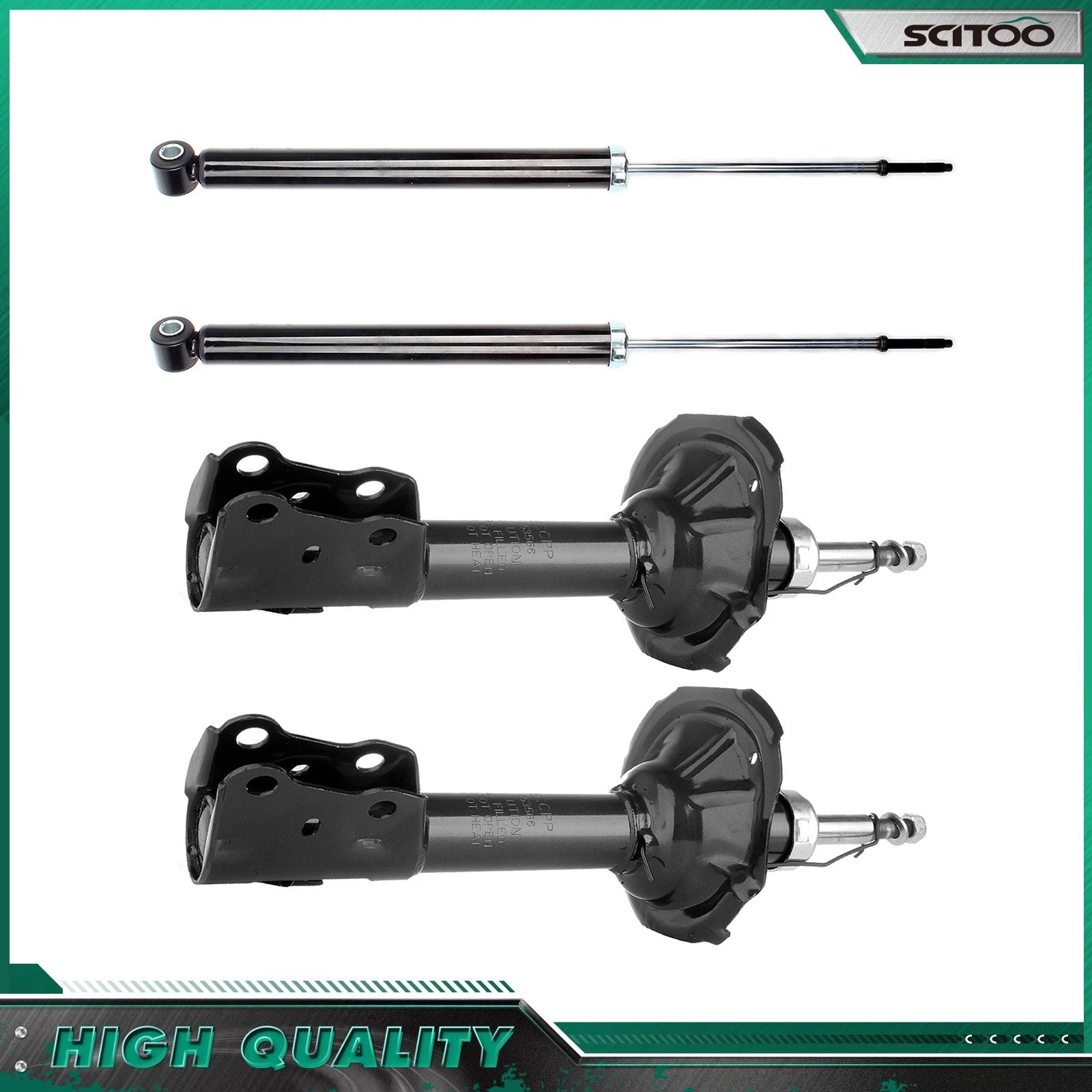 Set of 4 Front Rear Shocks Struts for Scion XA XB (2004–2006)