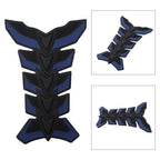 Grip Fuel Tank Pad Gas Cap Cover Guard for Honda Motorcycle (Universal) Blue