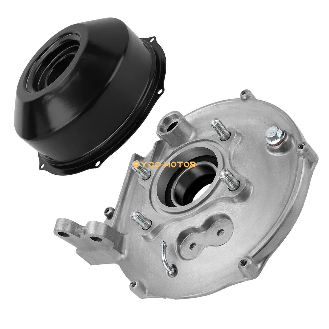 Set of 4 Rear Brake Plate Drum Hub Cover Shoes for Honda Rancher 420 TRX420 (2007–2013)