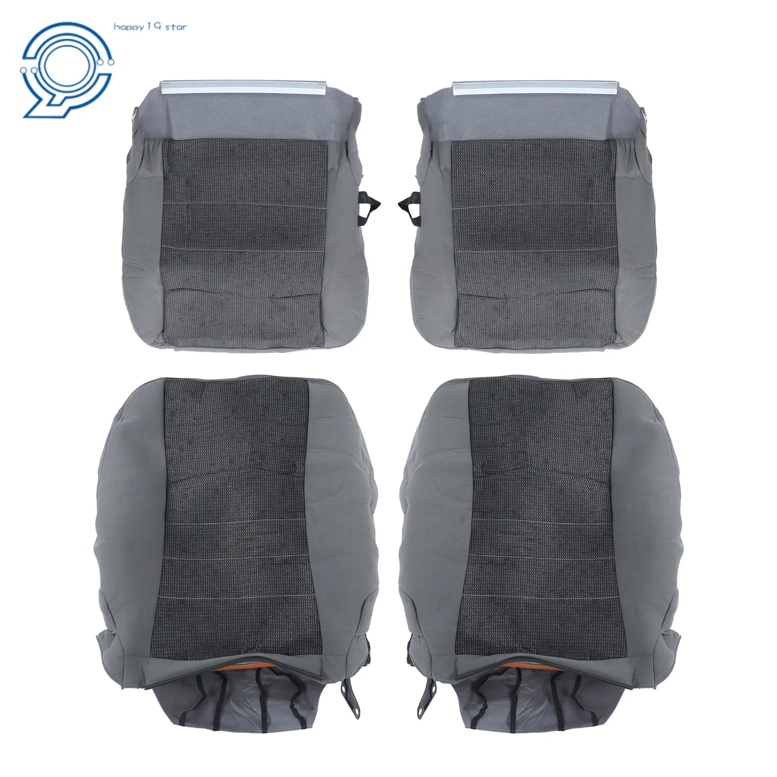 Set of 2 Front Seat Covers for 2013-2018 Dodge Ram 1500