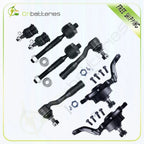 Set of 8 Front Upper Lower Ball Joints Tie Rod Ends for Toyota Tundra (2004–2006)