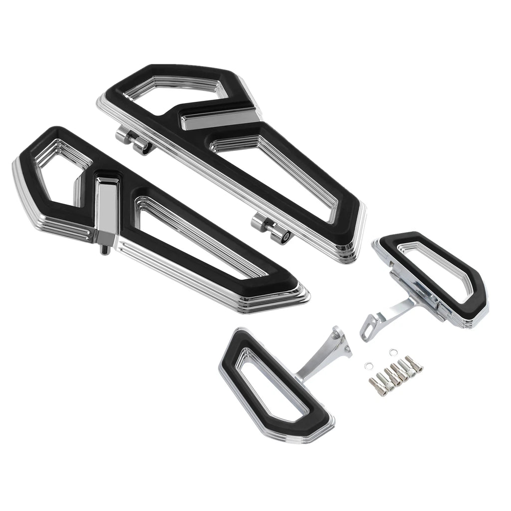 Driver Passenger Floorboards for Harley Street Road Glide King (2000–2024)