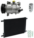 AC Compressor Kit With Condenser for Audi A3 Quattro 2.0L (2015–2015)