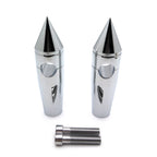 Chrome 1" Spike Billet Handlebar Riser for Harley