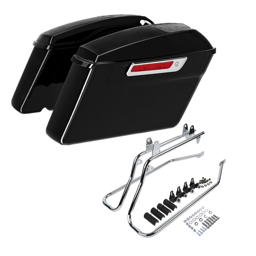Saddlebag 6x9" Speaker Lid & Conversion Bracket for Harley Softail Fatboy (1984–2017)