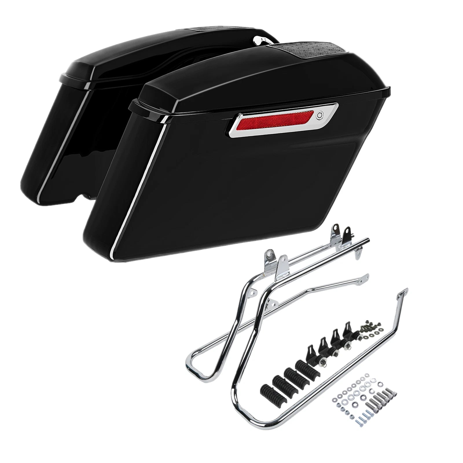 Saddlebag 6x9" Speaker Lid & Conversion Bracket for Harley Softail Fatboy (1984–2017)