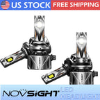 4X 9005+H11 LED Headlight Bulbs for 6500K 60000LM