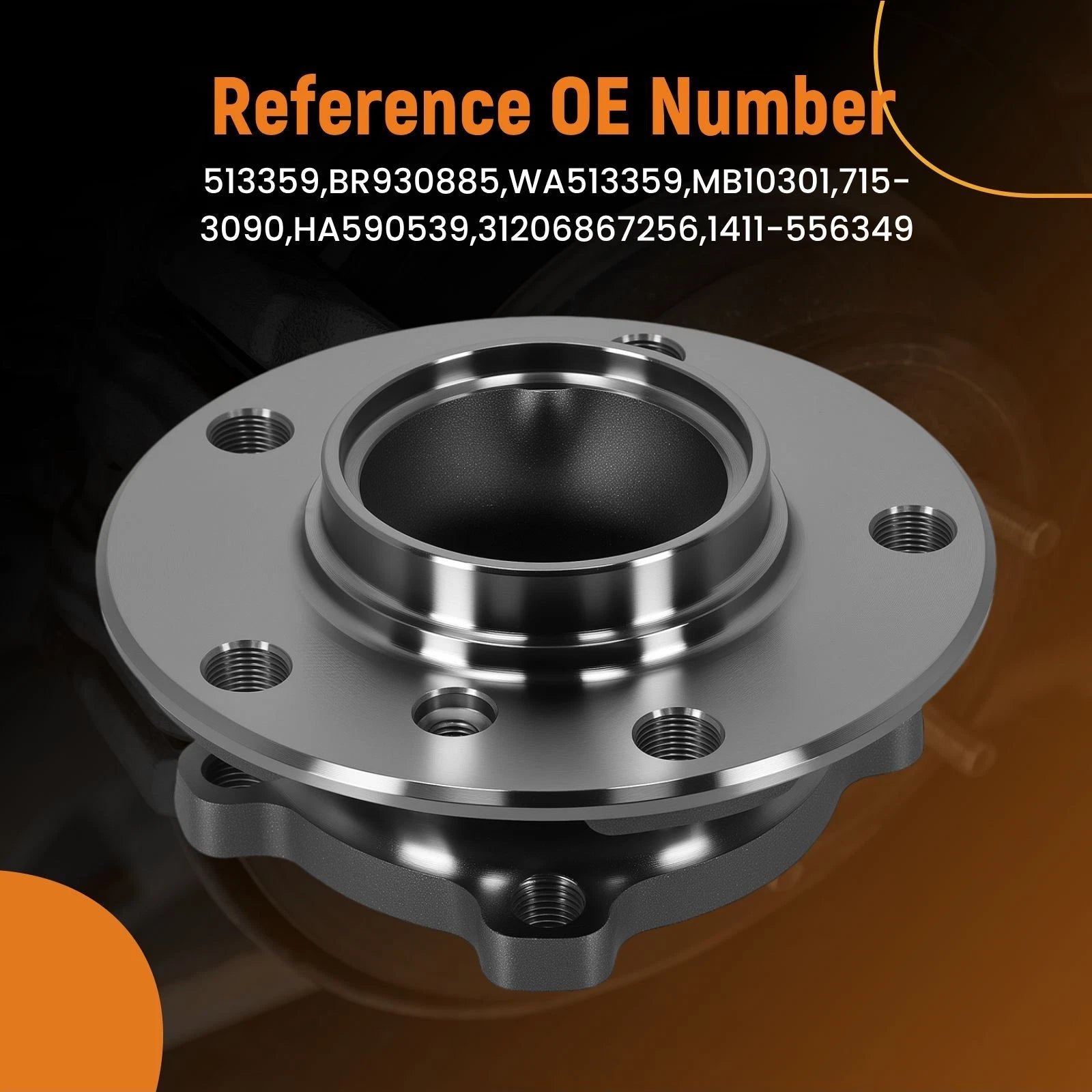 Front LH RH Wheel Hub & Bearing for BMW 328i 428i 435i (2014–2016) BR930885