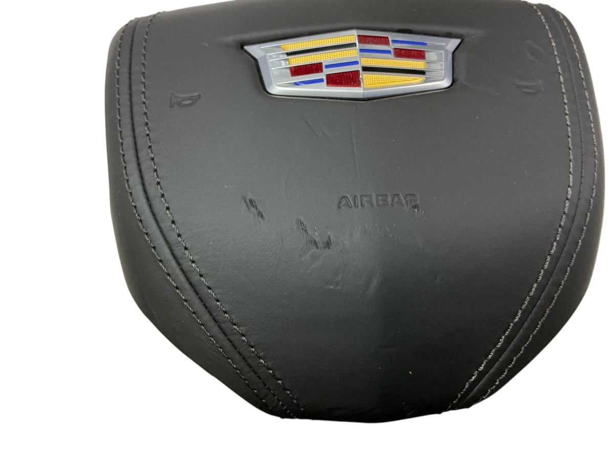 Driver Wheel Airbag for Cadillac Escalade (2021–2024) W/Stitches Jet Black