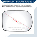 Heated Right Side Mirror Glass for Honda Pilot (2003-2008)