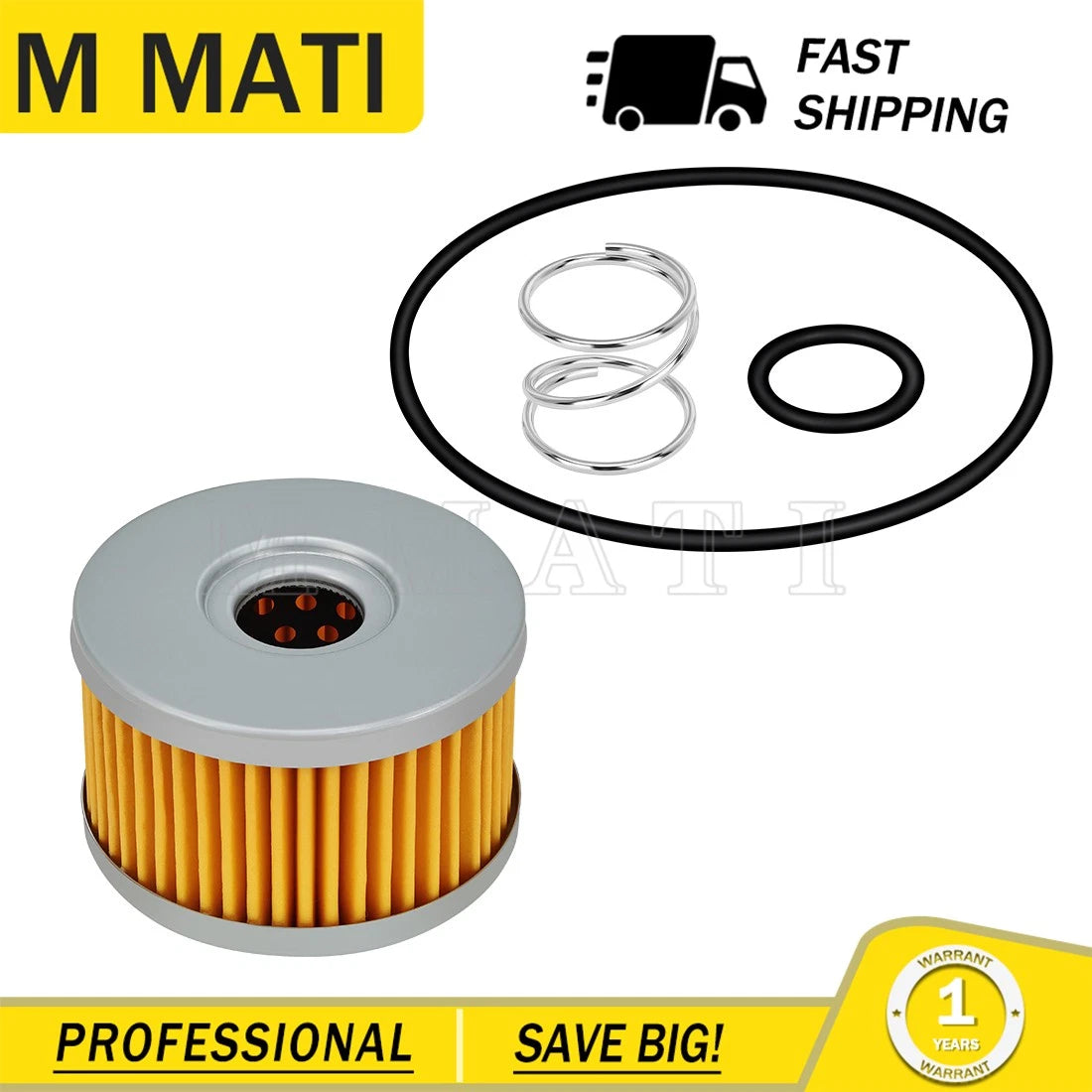 Oil Filter & O-ring Kit for Suzuki Savage 650 LS650 (1986–2004)