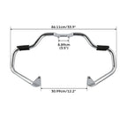 Chrome/Black Mustache Engine Guard Crash Bar for Indian Chieftain (2014-2025)