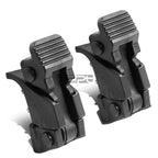 Hood Latch Lock Catch Mount Kit for Jeep Wrangler JK (2007–2017) - Matte Black