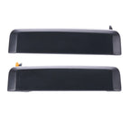 Door Handle Outer / 2 x Set Black for Nissan Navara (1986–1997)