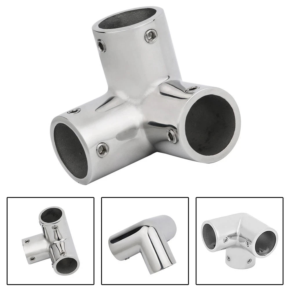 90 Degree Marine Pipe Fittings for 316 Stainless Steel Tee Elbows (22/25/30/32mm)