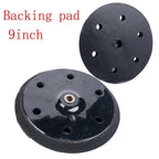 9 Inch 6 Hole Backing Pad for Orbital Drywall Sander (Compatible)