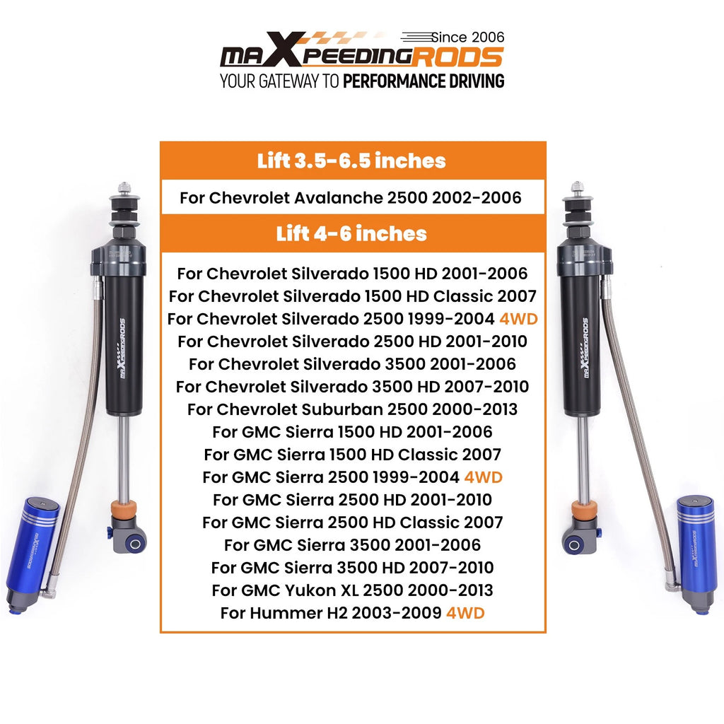Front Shocks 10 Way Damper for GMC Yukon XL 2500 (2000–2013)