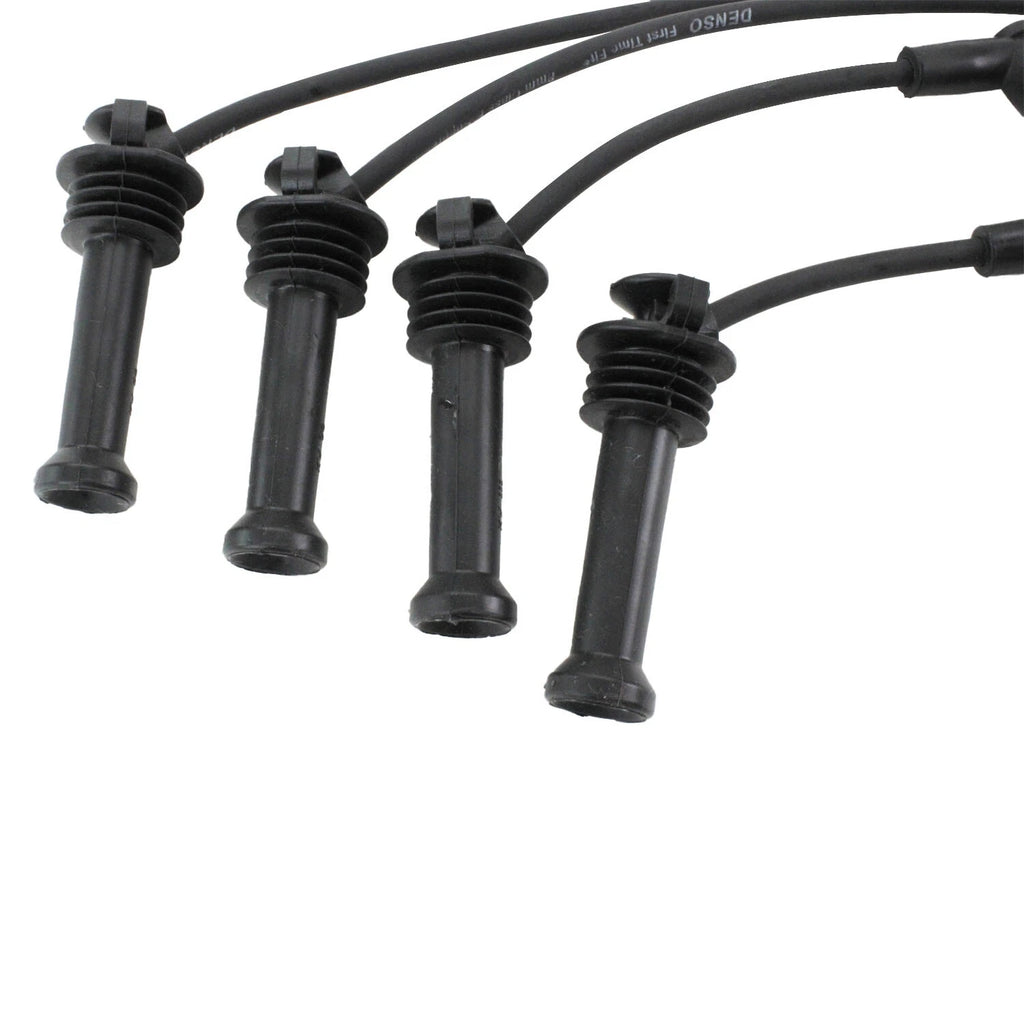 Set of 4 Ignition Spark Plug Wires for Ford Fiesta 1.6L L4 (2011–2015) Denso 671-4313