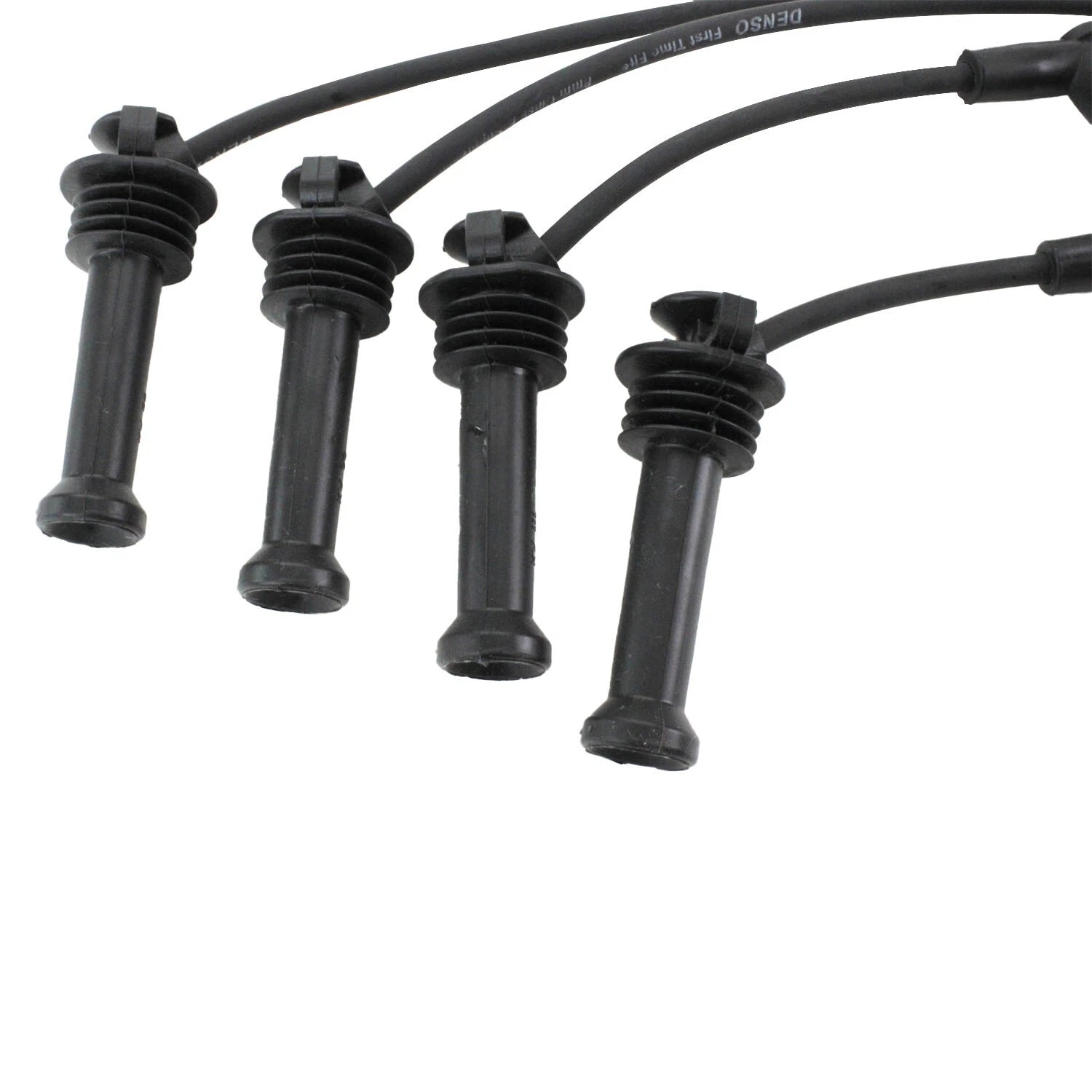Set of 4 Ignition Spark Plug Wires for Ford Fiesta 1.6L L4 (2011–2015) Denso 671-4313