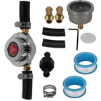 Adjustable 1-5 psi Universal Fuel Pressure Regulator with Pressure Gauge Kit
