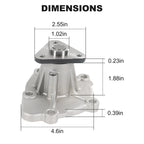Water Pump for Chrysler 200, Dodge Compass, Mitsubishi Lancer (2007-2017)