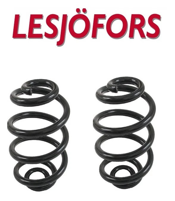 Set of 2 Rear Suspension Coil Springs for BMW 323i 323ci 325i 325ci 325xi 330ci (2000–2006)