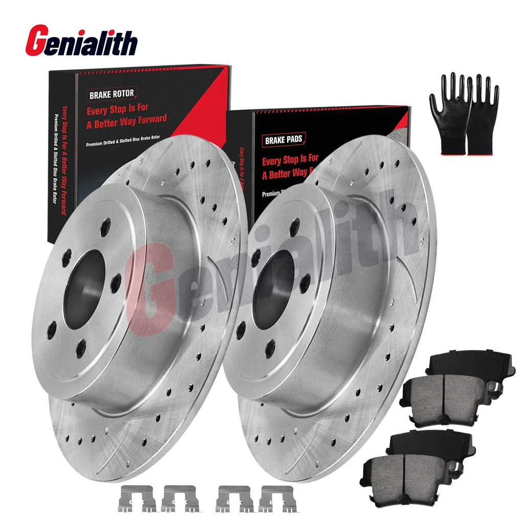 Rear Disc Brake Rotors Pads for Chrysler 300 Dodge Challenger Charger Magnum (2005–2023)