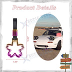 Iridescent Sakura Tsurikawa Grab Handle Ring for Japanese Car (2000-2025)