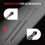2X Gas Struts ST360M110010 for Toolbox Lid (36 Inch, 100Lb/445N)