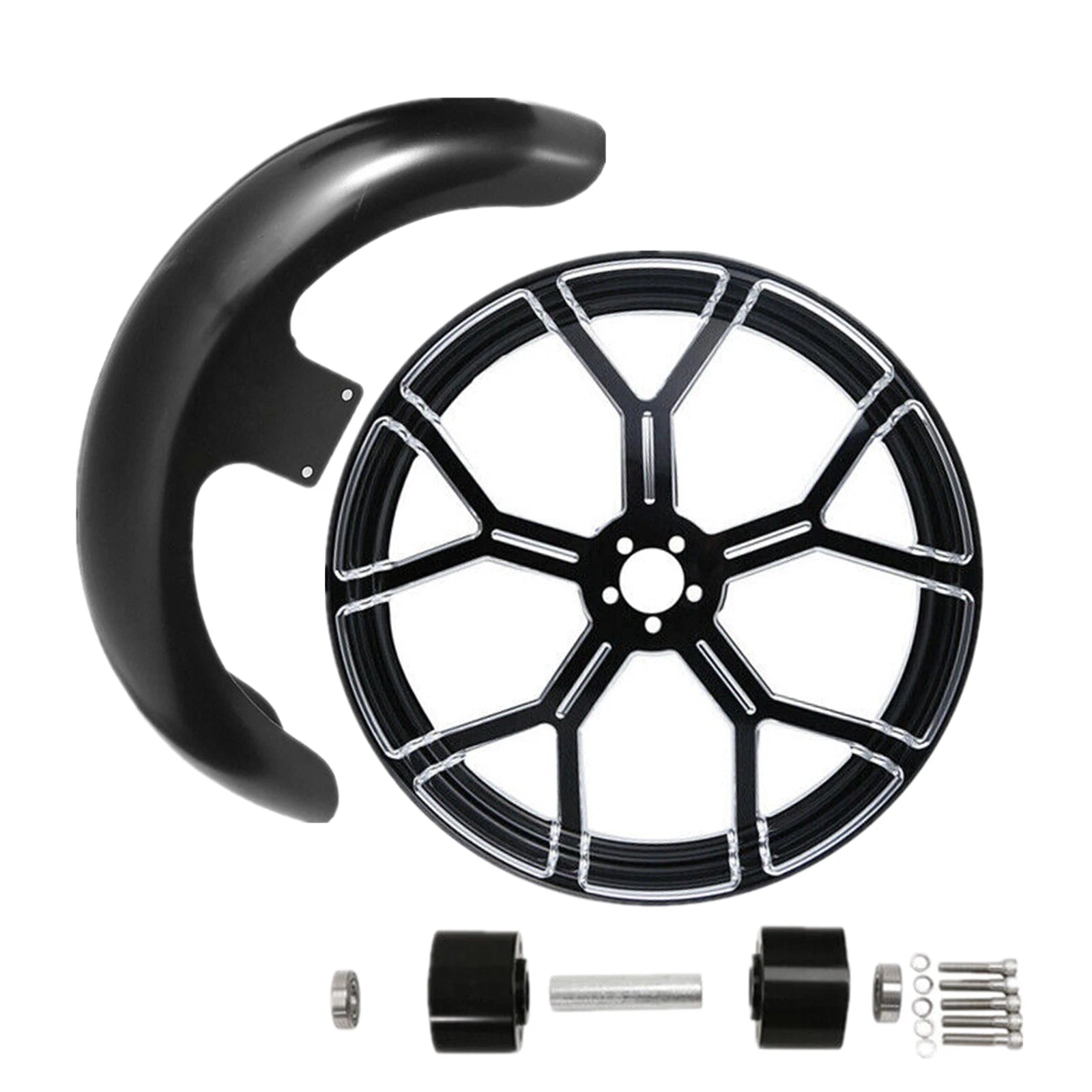 21" Front Wheel Rim & Dual Disc Hub for Harley Street Glide (2008–2025)