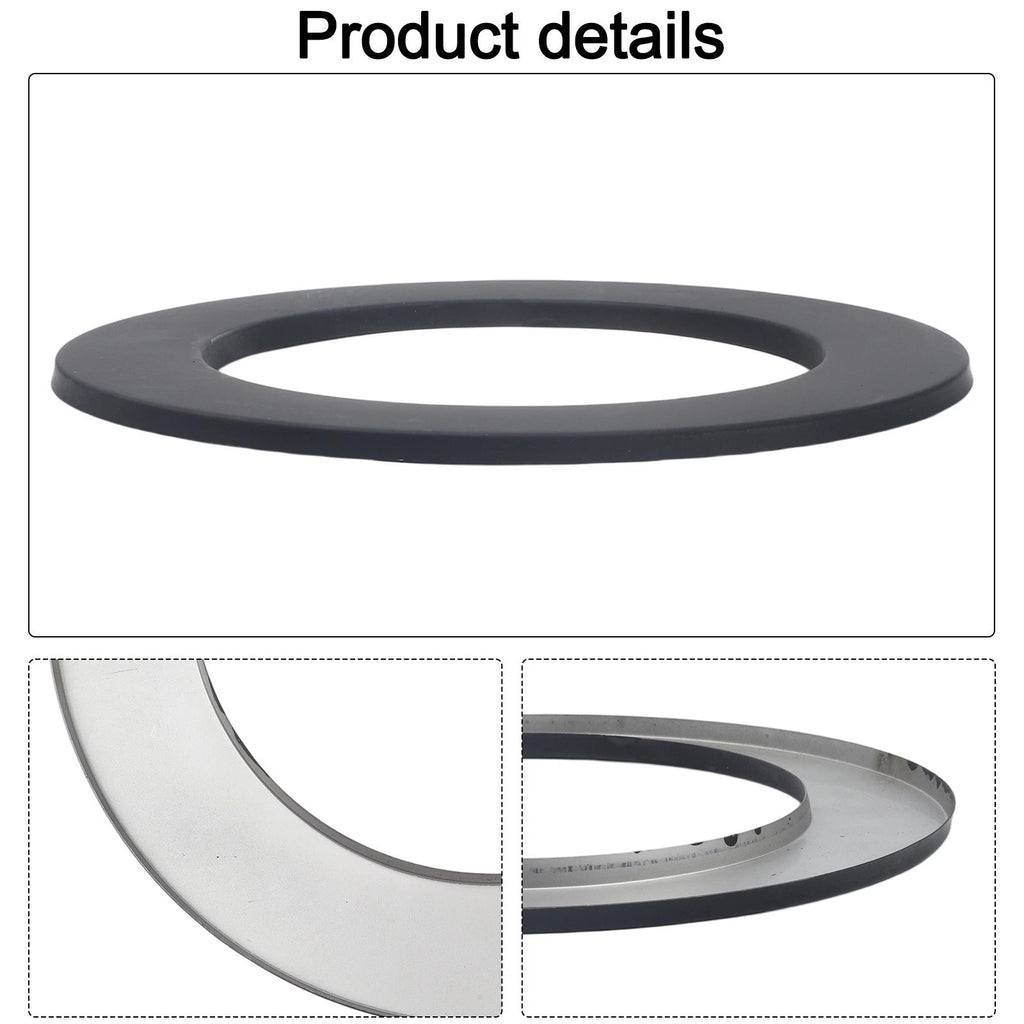 150mm Black Stainless Steel Wall Collar for Wood Burning Fireplace