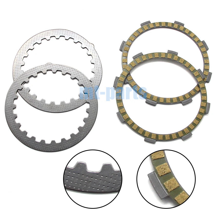 Clutch Friction Plate Kit for Yamaha FS1 1988-1989 (3AV) 598-16321-01 598-16324-00