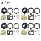 Set of 4 Carburetor Rebuild Kit for Husqvarna 365 X-torq 372 X-torq (K10-RWJ)