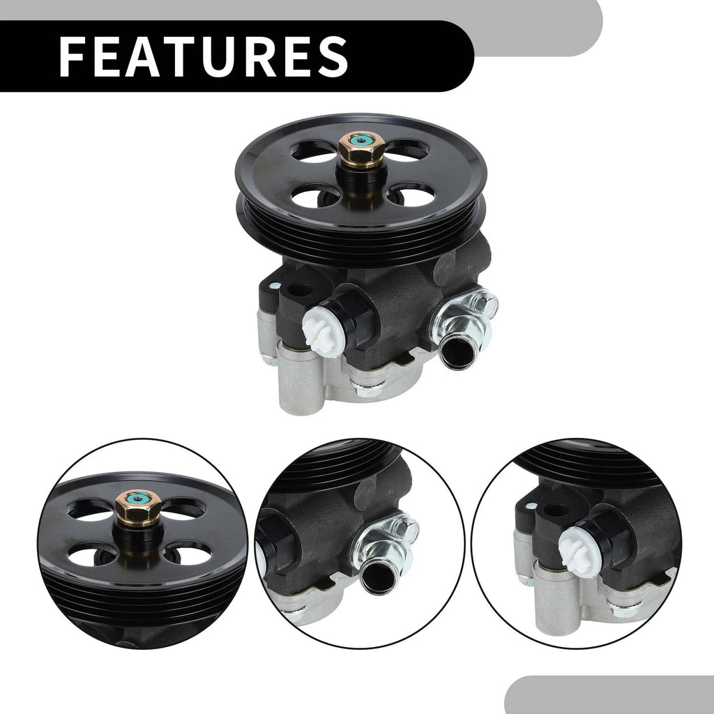 Power Steering Pump with Pulley 4432007012 for Toyota Camry 3.0L (2002–2006)