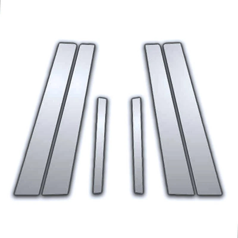 6Pc Chrome Pillar Post Covers Replacement for Nissan Altima (1993–1997)
