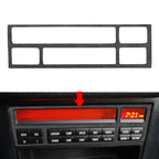 1pc Black CD Button Panel Trim for BMW 3 Series E36 (1991–1999)