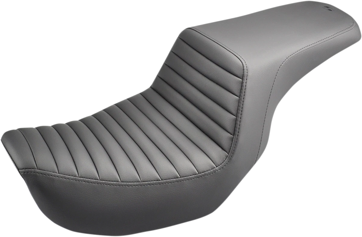 SADDLEMEN Step-Up Seat for Dyna (806-04-171) - Front Tuck-n-Roll - Black