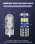 10X T10 LED License Plate Light Bulbs 6000K for (147, 152, 158)