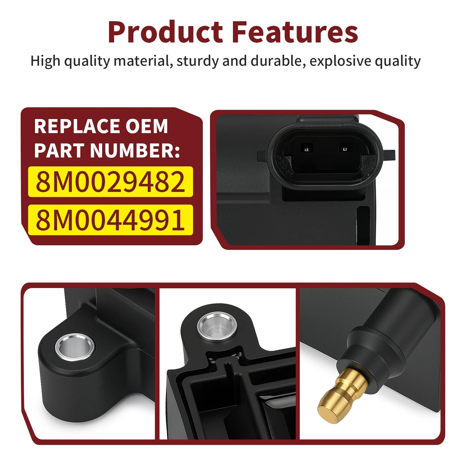 Ignition Coil for Mercury Outboard 80HP 90HP 100HP 115HP (8M0044991, 8M0029482)