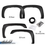 Pocket Rivet Bolt-On Fender Flares for Chevy Silverado GMC Sierra (1999–2006)