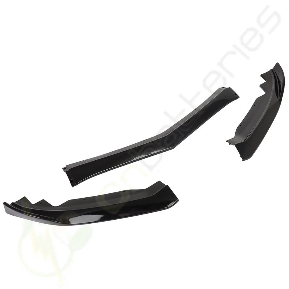 Gloss Black Front Bumper Lip Cover Trim for Cadillac ATS (2015–2018)