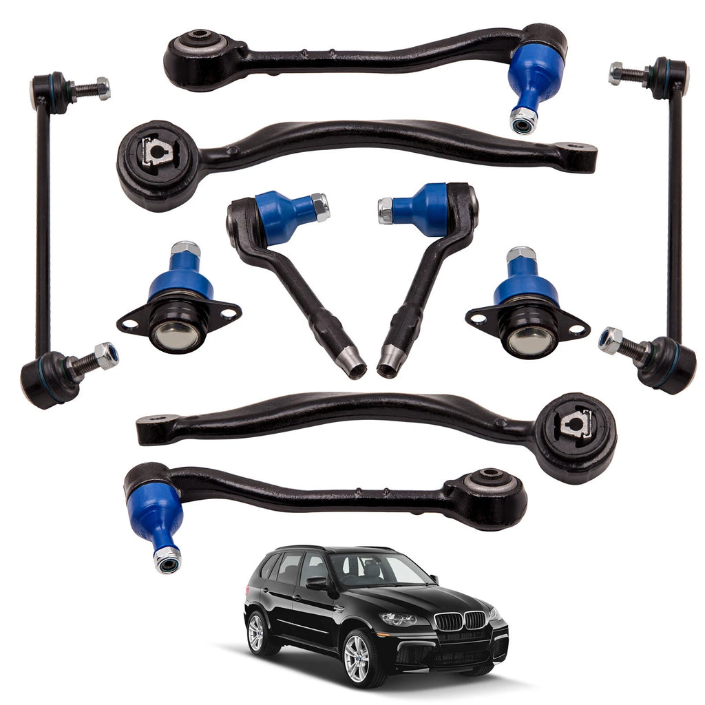 10X Suspension Front Ball Joint Control Arm Sway Bar Link for BMW X5 (2000–2006)
