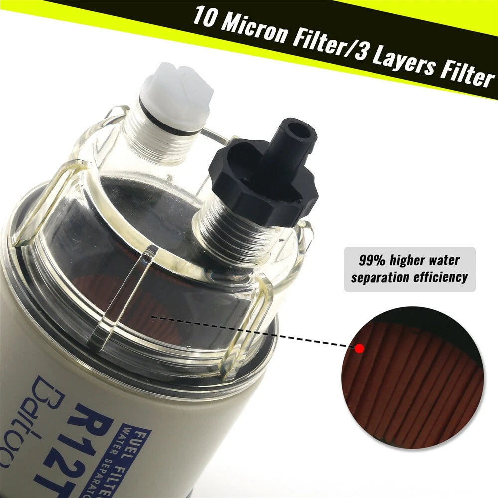 R12T Marine Spin-on Fuel Filter/Water Separator