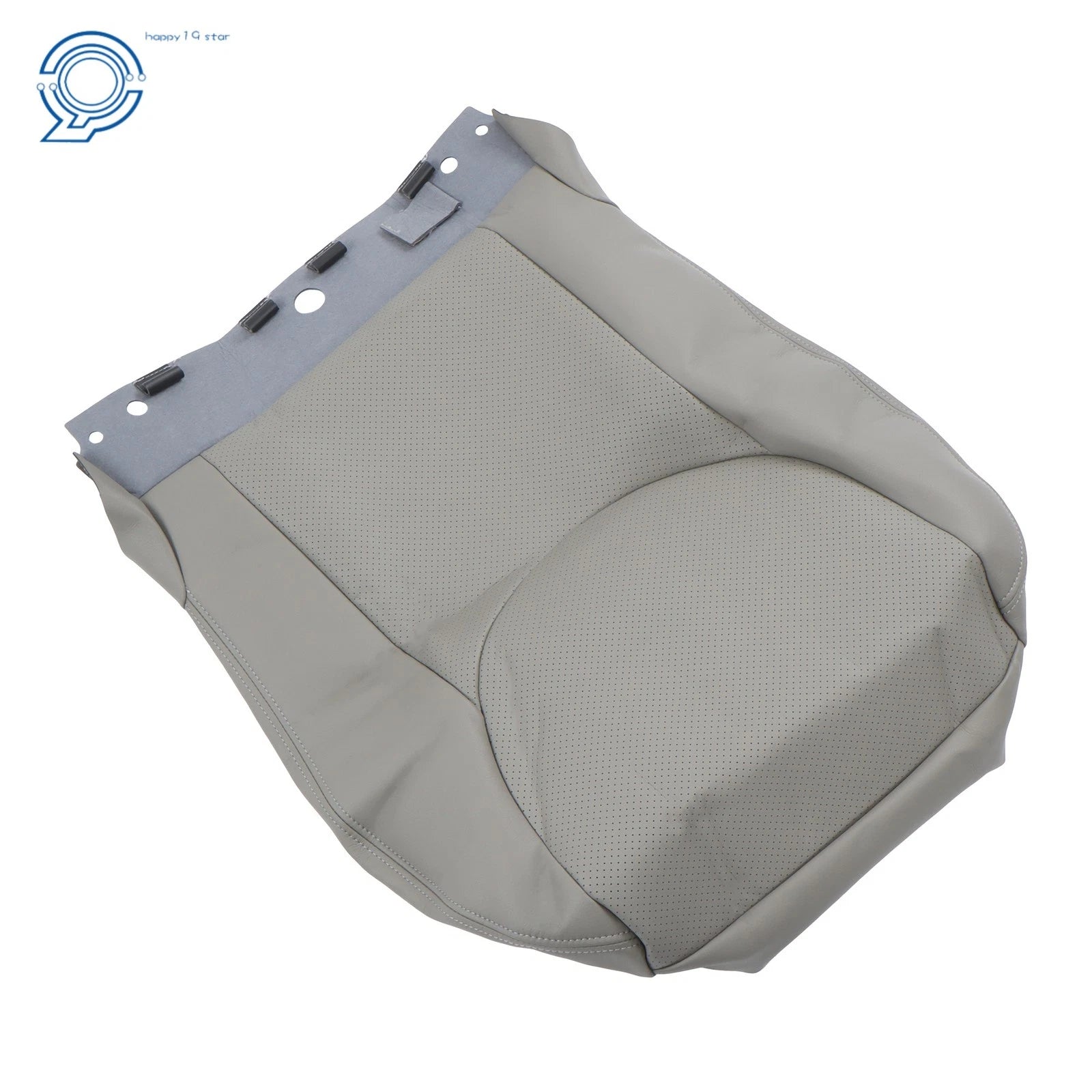 Driver Left Bottom Seat Cover for Toyota RAV4 (2006-2012) Gray Leather Perforation