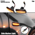 1 Pair LED Side Indicator Repeater Light 4806224AE for Dodge Caliber Journey (2007–2012)