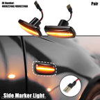 1 Pair LED Side Indicator Repeater Light 4806224AE for Dodge Caliber Journey (2007–2012)