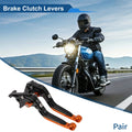 Adjustable Brake Clutch Levers for Honda NC700/NC750 S/X (2012–2020) Black Orange